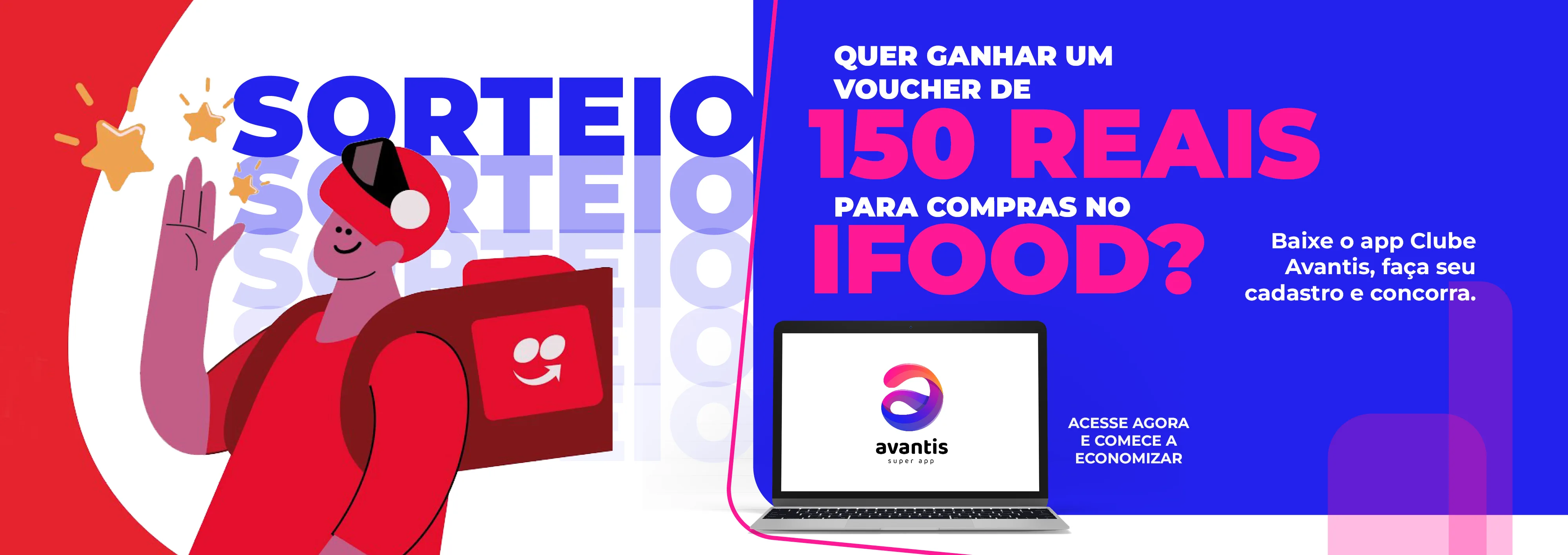 Banner Avantis Sorteio